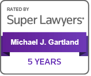Rated By Super Lawyers | Michael J. Gartland | 5 years