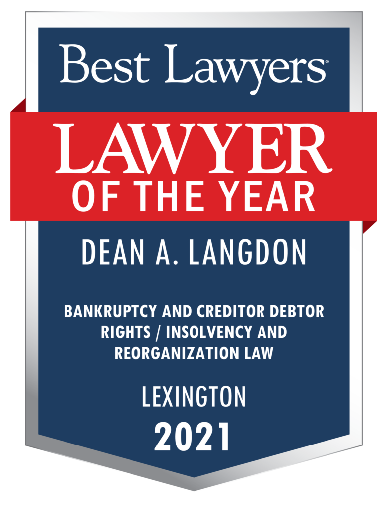 Best Lawyers Lawyer of the year 2021 award Dean A. Langdon
